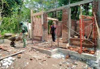 Sasaran fisik pembangunan musholla Baiturrahman Dusun Ledok Desa Brabe