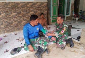 Pemeriksaan kesehatan personel satgas TMMD