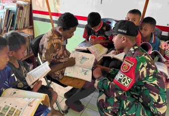 Budayakan membaca generasi muda di perbatasan