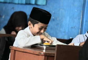 Daniel siswa SDN 01 Jogjogan
