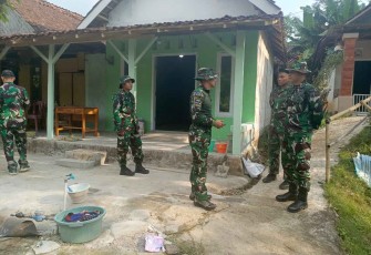 Dansatgas TMMD Ke-128 Kodim 0820/Probolinggo Letkol Inf Ribut Yodo Apriantono