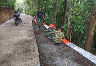 Pengerjaan TPJ Kodim Trenggalek