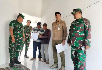 Peninjauan Program RTLH Kodim 0806/Trenggalek, Kamis (2/7)