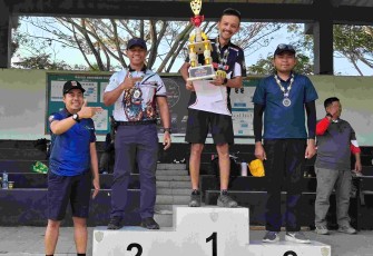 Foto bersama juara Ketua Perbakin Kota Malang, Minggu (5/7)