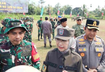 Dansatgas TMMD ke-129 Kodim 0821/Lumajang Letkol Arh Anton Subhandi