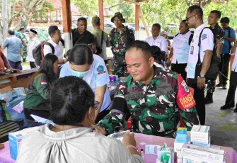 Dansatgas TMMD Ke-129 Kodim 1807/Sorong Selatan Letkol Czi Paulus Caesario