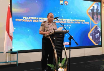Kasubbid PID Bidhumas Polda Jatim AKBP Gunawan Wibisono