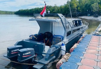 Hibah speed boat Bupati Teluk Bintuni