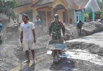Danki Satgas TMMD ke-129 Kapten Czi Joko Susilo
