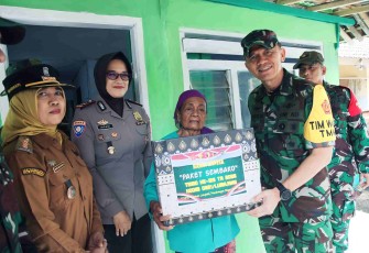 Ketua Tim Wasev TMMD ke-129, Ir Pusterad, Brigjen TNI Mukhlis 