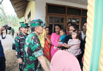 Ketua Tim Wasev TMMD ke-129, Ir Pusterad, Brigjen TNI Mukhlis 