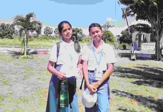 Cihika siswa SNT 10 Kabupaten Kupang (kiri)