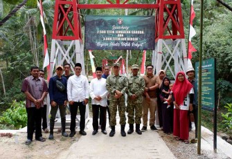 Peresmian jembatan garuda di Kabupaten Pacitan