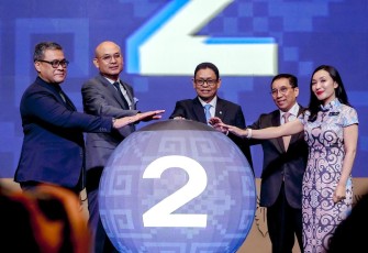 Wamen ESDM Yuliot Tanjung saat membuka ADEXCO dan GFSR 2026 di Jakarta, Rabu (9/9)