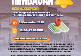 Himbauan dari KAI Daop 7 Madiun
