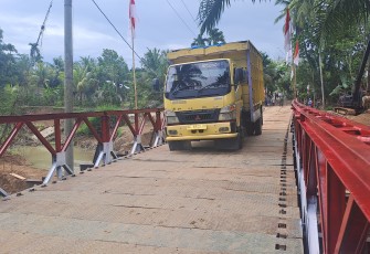 Jembatan Bailey Panton Nisam Rampung, Akses Warga Aceh Utara Kembali Terhubung