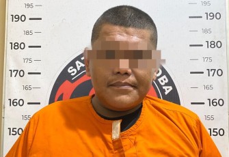 Terduga Pelaku Saat Diamankan 