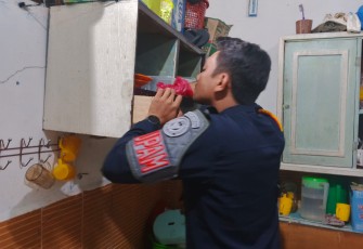 Razia warga binaan lapas narkotika Pematangsiantar, Rabu (15/4)