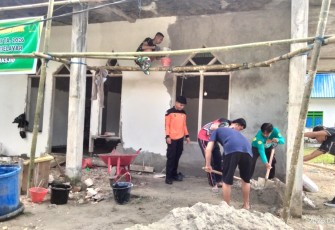 Rehab masjid di Kelurahan Batangmata Sapo