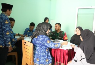 Komsos bersama Puskesmas Maron