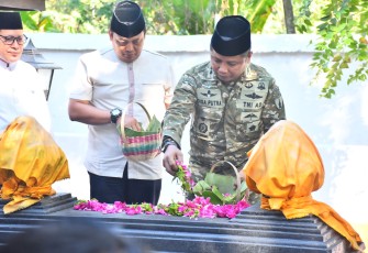 Menapak Jejak Pendiri Kota, Dandim dan Forkopimda Ziarah Sambut HUT ke-108 Kota Madiun