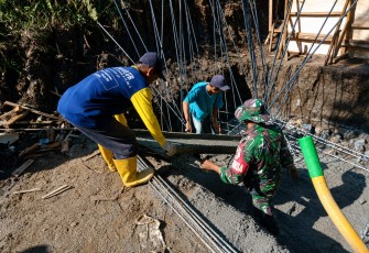 Jembatan Perintis Garuda Tahap V Dibangun