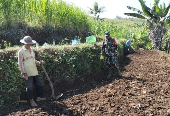 Sertu Tatang Hadir di Tengah Petani, Percepat Persiapan Musim Tanam