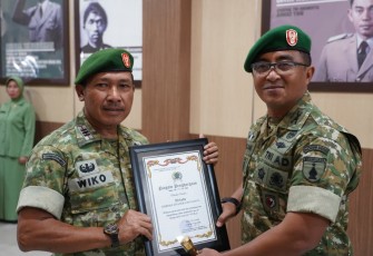Perkuat Kinerja Satuan, Kodim 0808/Blitar Gelar Upacara Sertijab Danramil Dan Pindah Satuan