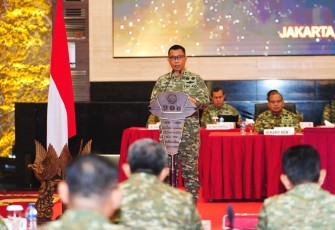 Waasrenum Panglima TNI Mayjen TNI Harvin Kidingallo, S.H., S.T., M.Han., membuka Rapat Panitia Program dan Anggaran Satuan Kerja (Satker) jajaran UO Mabes TNI Tahun Anggaran 2026. Kegiatan berlangsung di Aula Gatot Soebroto, Mabes TNI, Cilangkap, Jakarta Timur