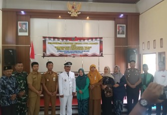 Pelantikan Kepala Desa Borang