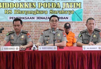 Tim DVI Polda Jatim Berhasil Identifikasi Lima Jenazah Korban KM Mutiara Sentosa II