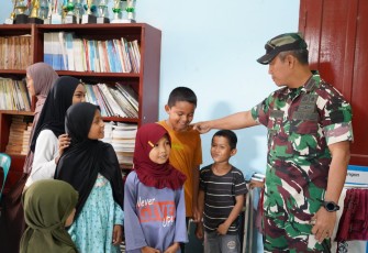 Korem 023/KS dan HUT ke-81 Kemerdekaan RI Laksanakan Anjangsana ke Panti Asuhan
