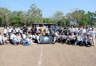 Kasdim 0801/Pacitan Mayor Inf Muhajir.TS menghadiri kegiatan Upacara Pemberangkatan Ekspedisi Gahvara Yava