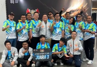 Tim Esport Mobile Legends: Bang Bang (MLBB) Polda Jawa Timur berhasil meraih Juara III dalam ajang MLBB Esport Kapolri Cup 2026