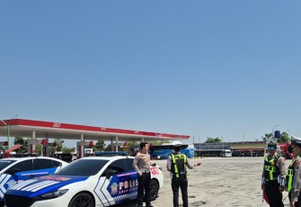 Polres Ngawi Siapkan Layanan Pengamanan Overland Lintas Negara di Rest Area Tol 575A