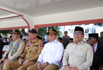 Peringati HUT ke-81 RI di Lokasi Bencana