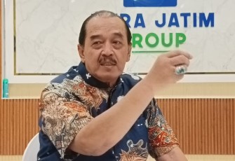 Direktur Utama PT Panca Wira Usaha (PWU) Jatim, Erlangga Satriagung