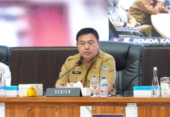 Sekretaris Jenderal (Sekjen) Kementerian Dalam Negeri (Kemendagri) Tomsi Tohir 