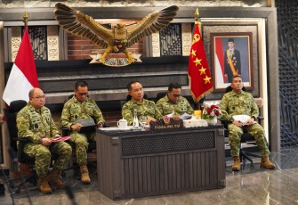 Panglima TNI Jenderal TNI Agus Subiyanto melaksanakan Video Teleconference (VTC) dengan Chief of Defence Force Australian Defence Force (CDF ADF) Admiral Mark Hammond