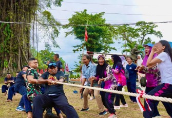 Prajurit dan Keluarga Kodaeral IX Adu Kekompakan hingga Pecahkan Gelak Tawa