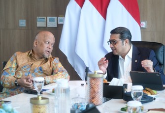 Menteri Ekonomi Kreatif/Kepala Badan Ekonomi Kreatif (Ekraf), Teuku Riefky Harsya, menerima audiensi VIU