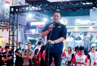 Anggota DPR RI Fraksi Partai Golkar dan Ketua MPR RI ke-15 serta Ketua Dewan Pembina Ikatan Motor Indonesia (IMI), Bambang Soesatyo (Bamsoet)