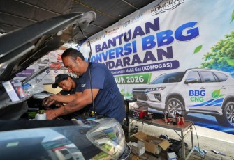 Konversi BBG gratis pengemudi taksi online