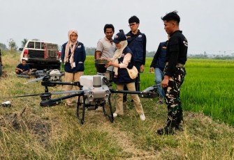 Drone Pertanian Pangkas Biaya Penyemprotan Petani Merauke hingga 90 Persen