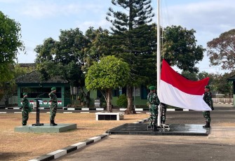 Kodim 0801/Pacitan Rutin Gelar Upacara Hari Senin, Tumbuhkan Semangat Nasionalisme 