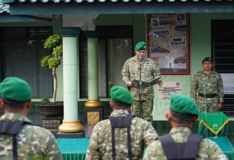 Kodim 0808/Blitar Gelar Upacara Peringatan Hari Olah Raga Nasional Ke 43 Tahun 2026