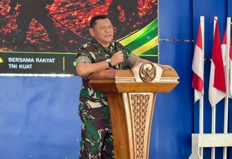 Brigjen TNI Luqman Arief selaku Ketua Tim Penyuluh Karhutla Wilayah Melawi 
