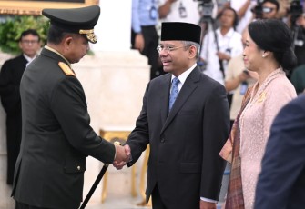 Panglima TNI Hadiri Pelantikan Menteri Keuangan RI