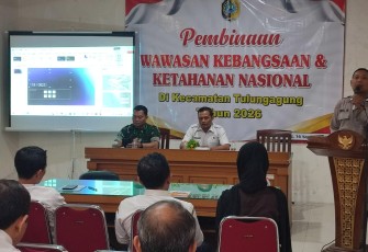 Perkuat Wawasan Kebangsaan, Danramil Kota Bekali Ketua RT/RW dan Karang Taruna tentang Nilai Persatuan