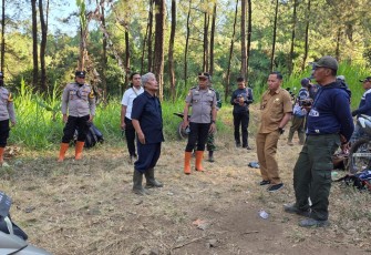 Sinergi Polres Ngawi dan Tim Gabungan Berhasil Padamkan Karhutla Lawu Utara